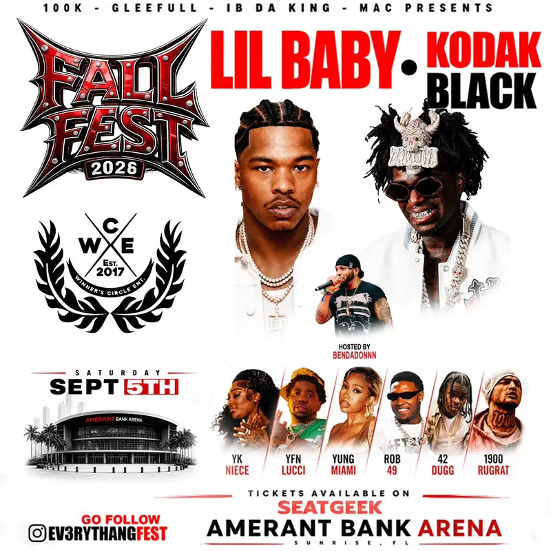 FALL FEST 2026 | LIL BABY + KODAK BLACK & MORE